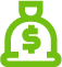 bag of money icon.